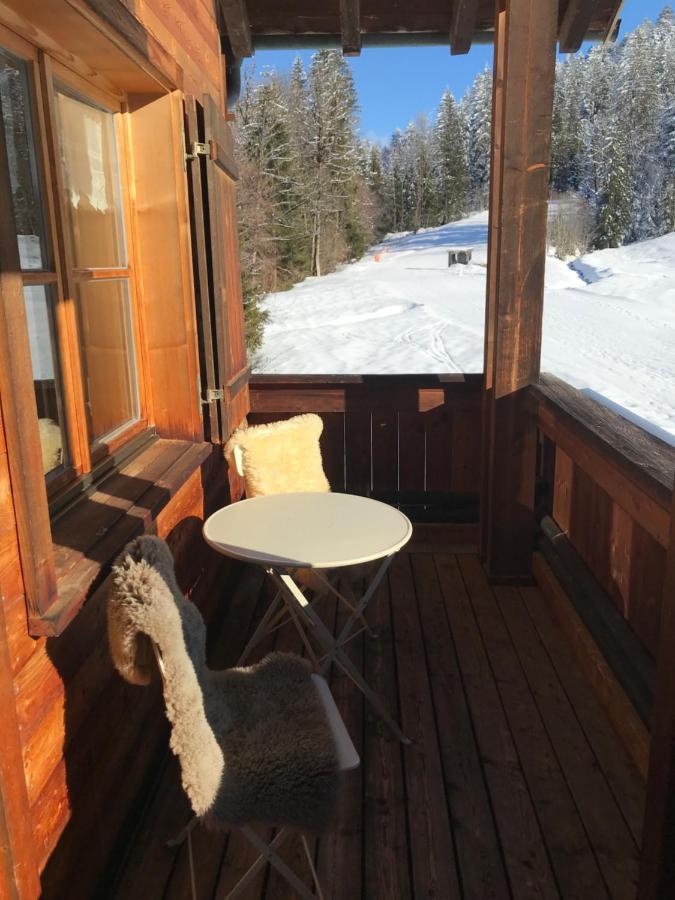 Ferienwohnung Morgentau Am Rande Der Wildnis Sibratsgfall ภายนอก รูปภาพ