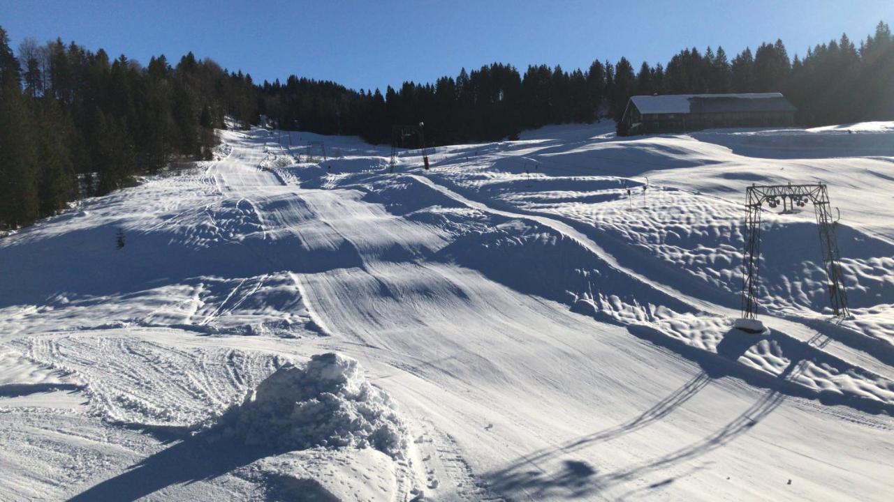 Ferienwohnung Morgentau Am Rande Der Wildnis Sibratsgfall ภายนอก รูปภาพ