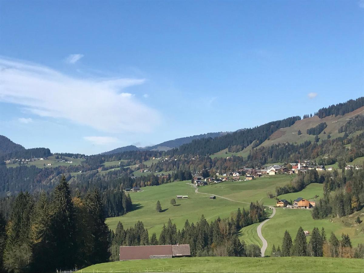 Ferienwohnung Morgentau Am Rande Der Wildnis Sibratsgfall ภายนอก รูปภาพ