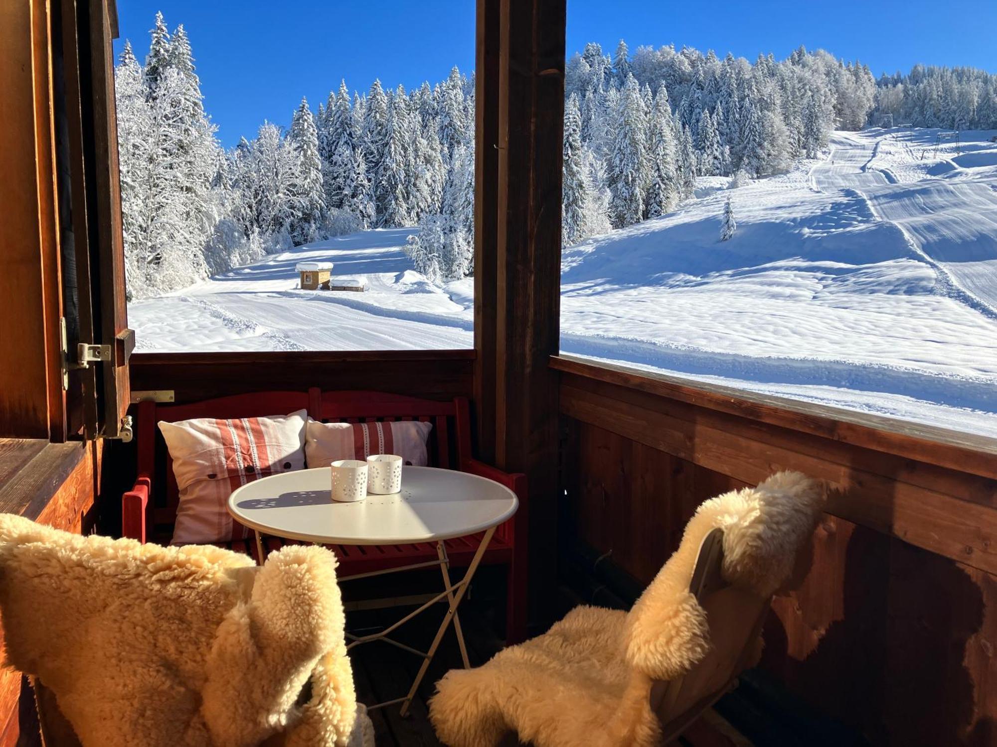 Ferienwohnung Morgentau Am Rande Der Wildnis Sibratsgfall ภายนอก รูปภาพ